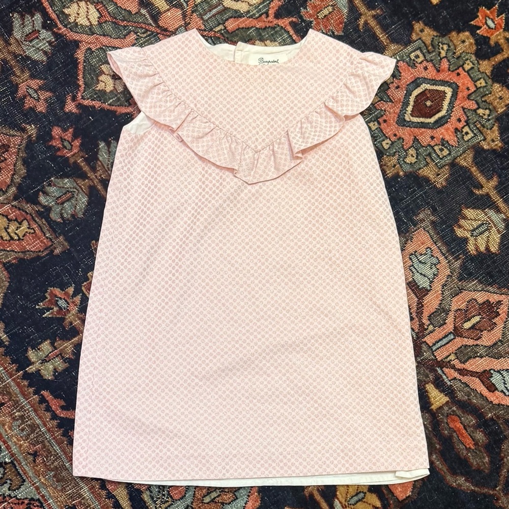 Bonpoint Pink Ruffle Dress